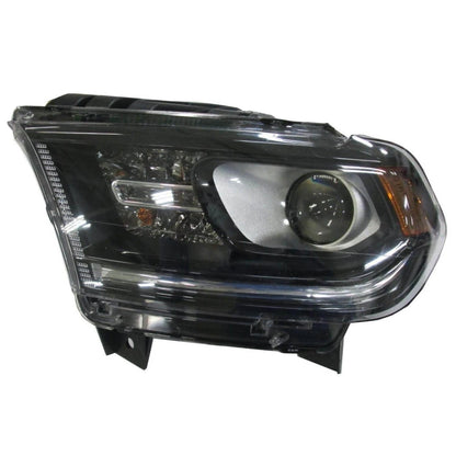 Halogen Headlight Assembly w Black Bezel Replacement for Toyota Hilux (2005–2015)