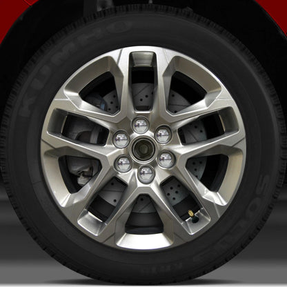 18x7.5 Factory Wheel (Light Silver Full Face) for 2018 Chevy Traverse