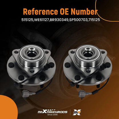 Front Wheel Hub & Bearing Pair for Infiniti QX56 Titan (2008–2012)