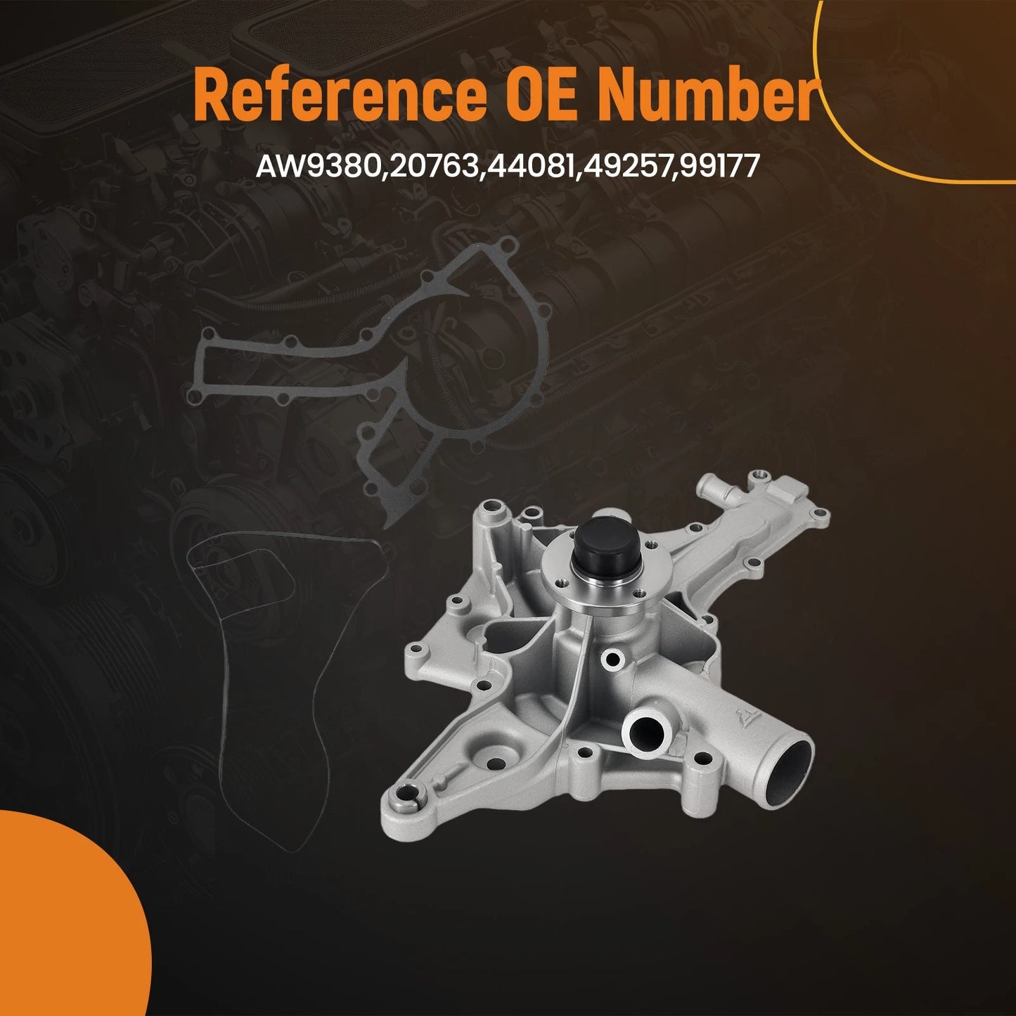 Coolant Water Pump for Mercedes-Benz C43/C55 AMG (1998–2006)