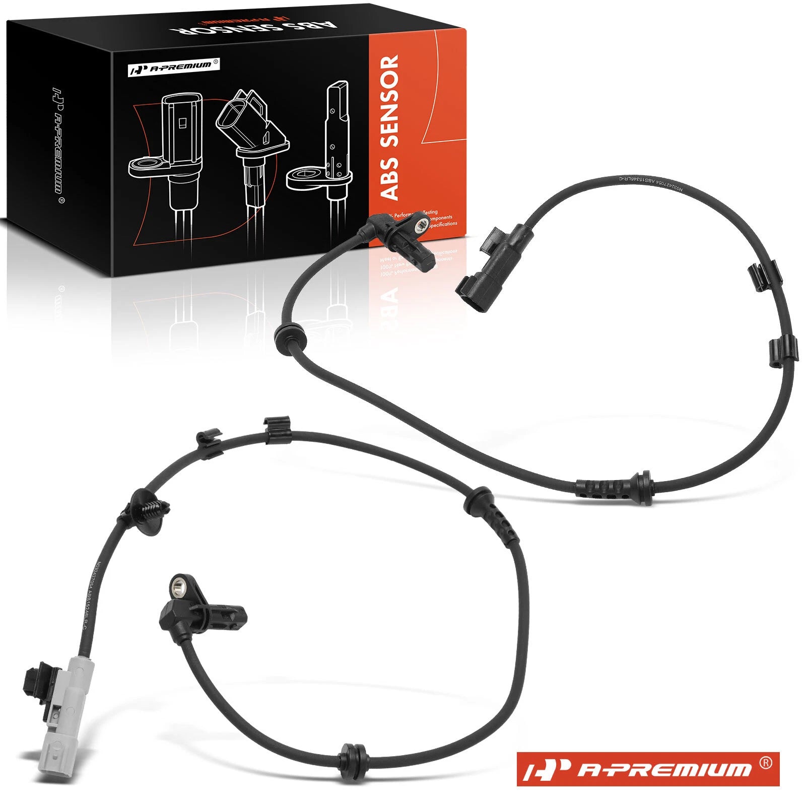 2X Front ABS Wheel Speed Sensor for Chevrolet Spark (2016–2021)