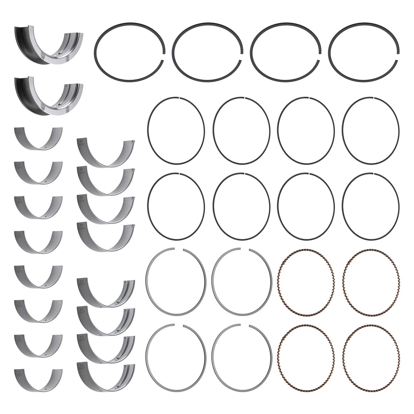 Engine Ring Bearing for Nissan Altima 2.4L (1993–1997) 89mm Standard Bore