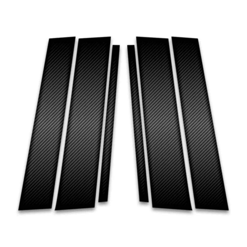 6pc Carbon Fiber Pillar Post Covers for 2019-2023 Toyota RAV4