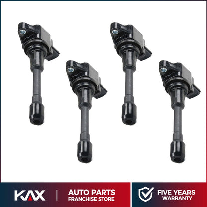 Ignition Coil 4PCS for Infiniti FX50 M56 and Nissan Altima Sentra Versa (New)