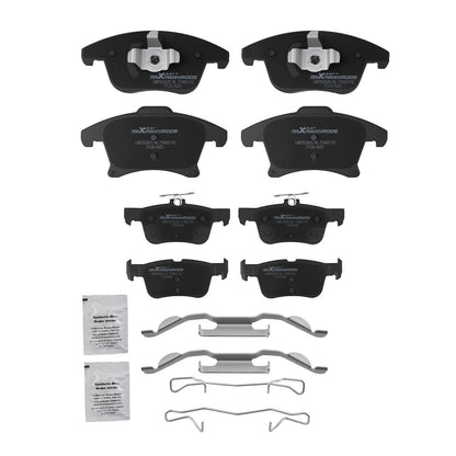 Front and Rear Ceramic Brake Pads for Lincoln MKZ and Ford Fusion (2013–2020)