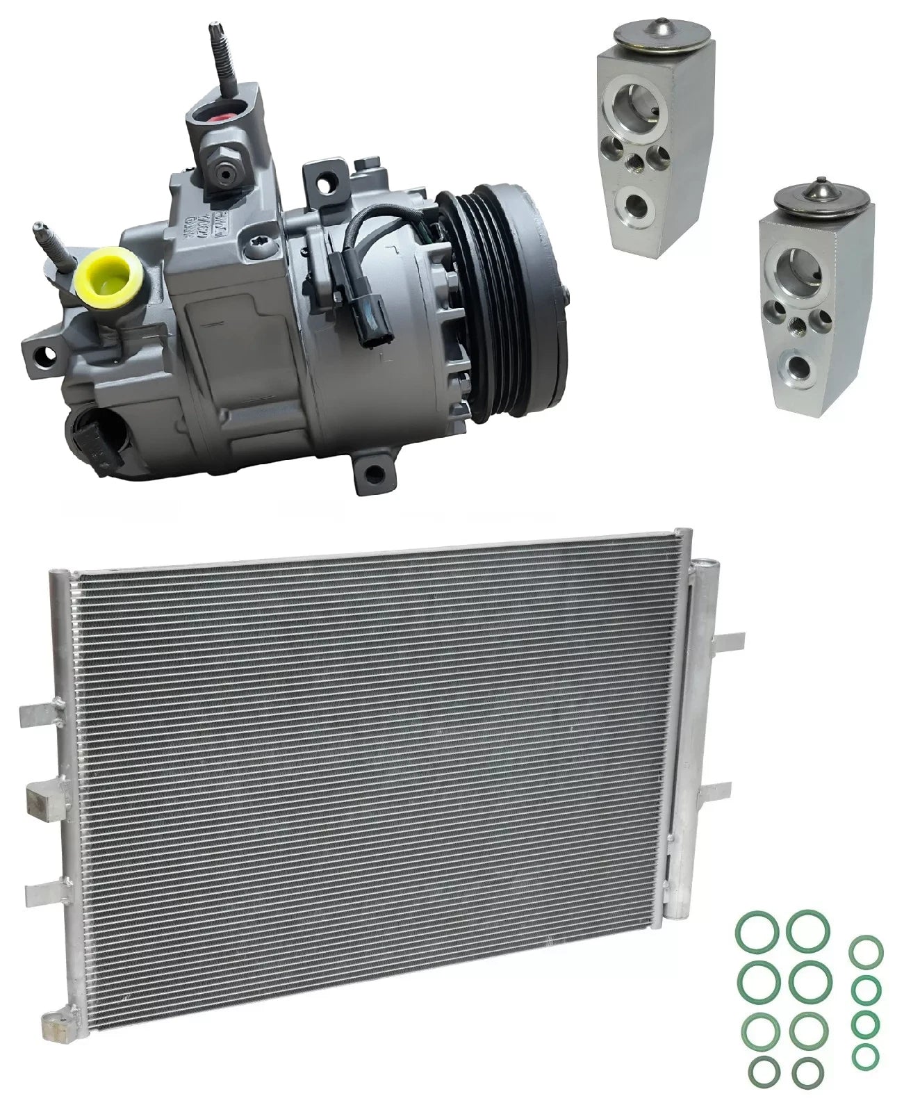 A C Compressor Condenser Kit Replacement for Ford Transit-350 HD (2023–2023)