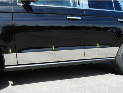 6pc Luxury FX Lower Rocker Panel Trim for 2018-2023 Ford Expedition w/o MAX