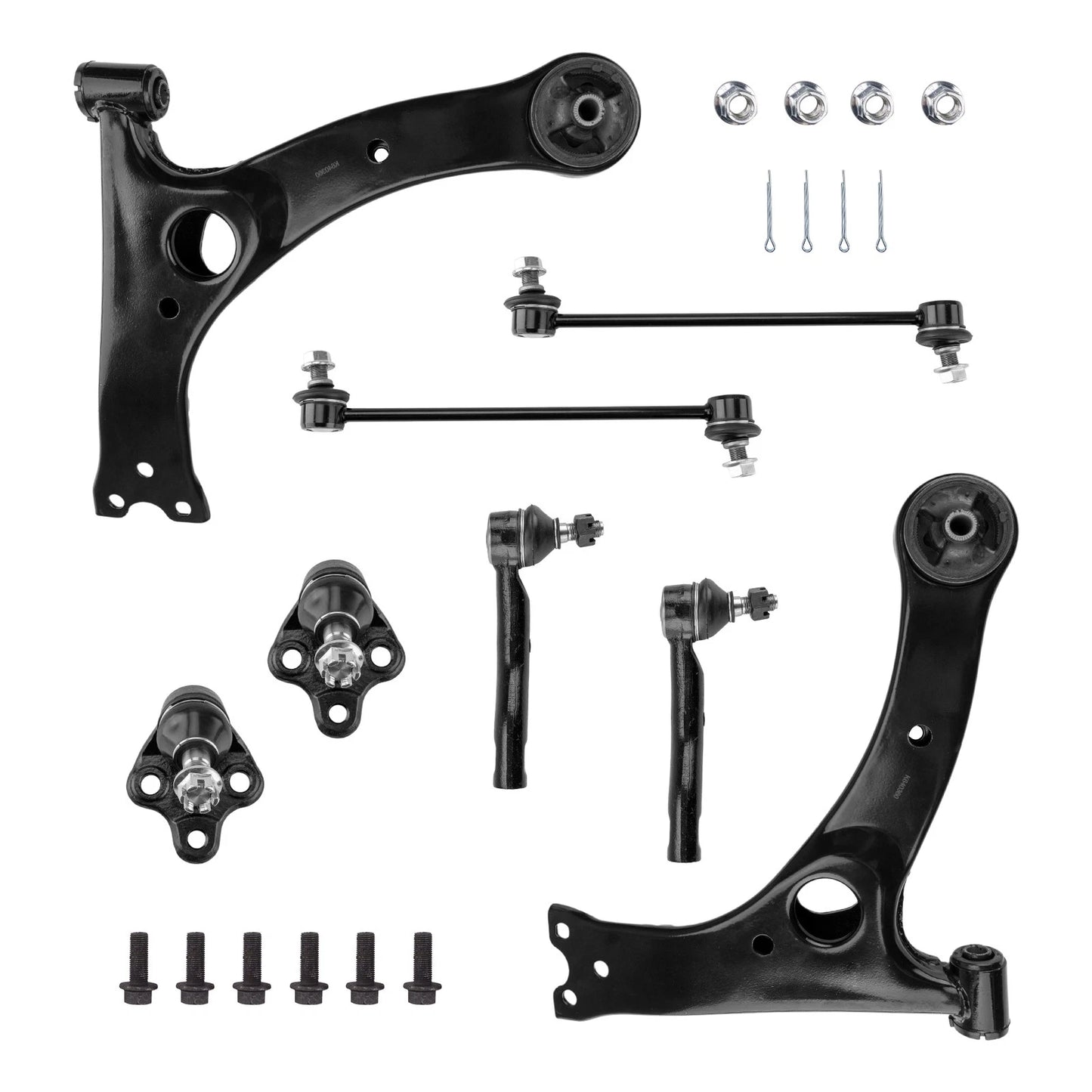 Front Suspension Ball Joints and Tie Rods for Toyota Corolla (2003–2008)