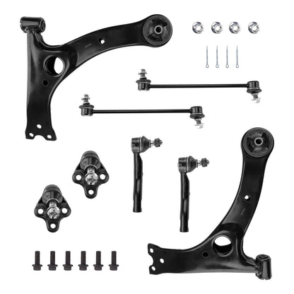 Front Suspension Ball Joints and Tie Rods for Toyota Corolla (2003–2008)