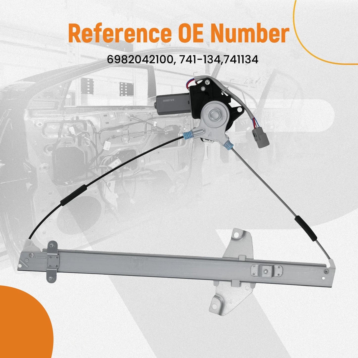 Front Left Window Lifter with Motor for Toyota RAV4 (1996–2000)