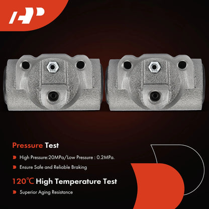2X Rear Drum Brake Wheel Cylinder for Chevy P30 G30 Express 2500 (1996–2002)