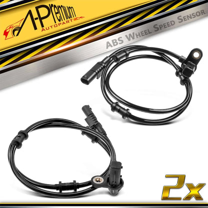 2X Front ABS Wheel Speed Sensor for Mercedes-Benz ML350 ML500 (2003–2005)