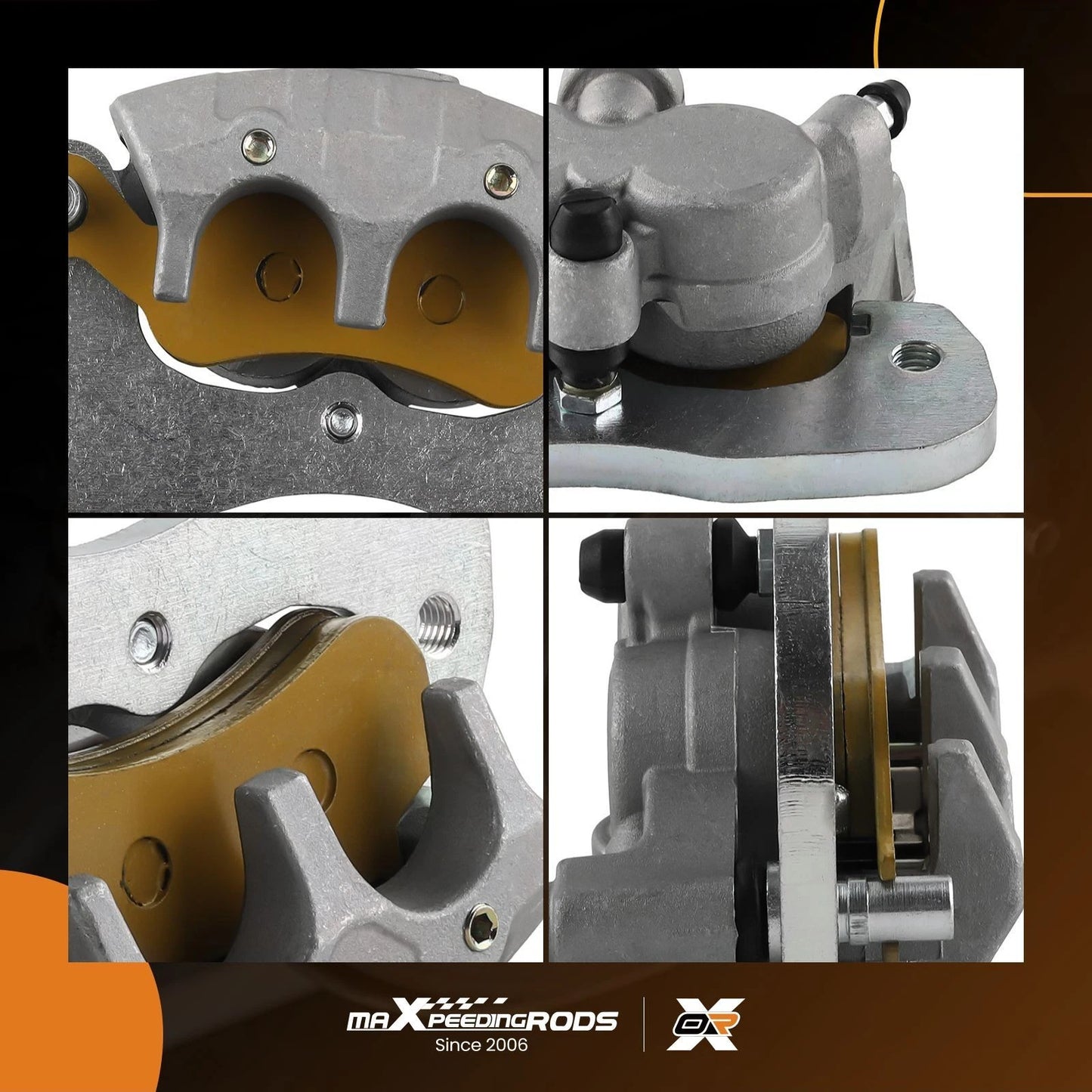 Front Left/Right Brake Calipers for Can-Am Commander 1000/Max 1000 (2021–2022)