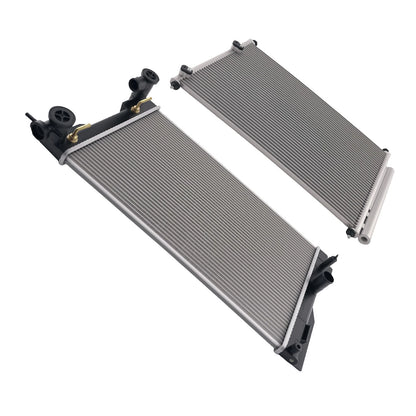 Coolant Radiator and Condenser for Toyota Corolla Matrix 1.8L (2009–2017)