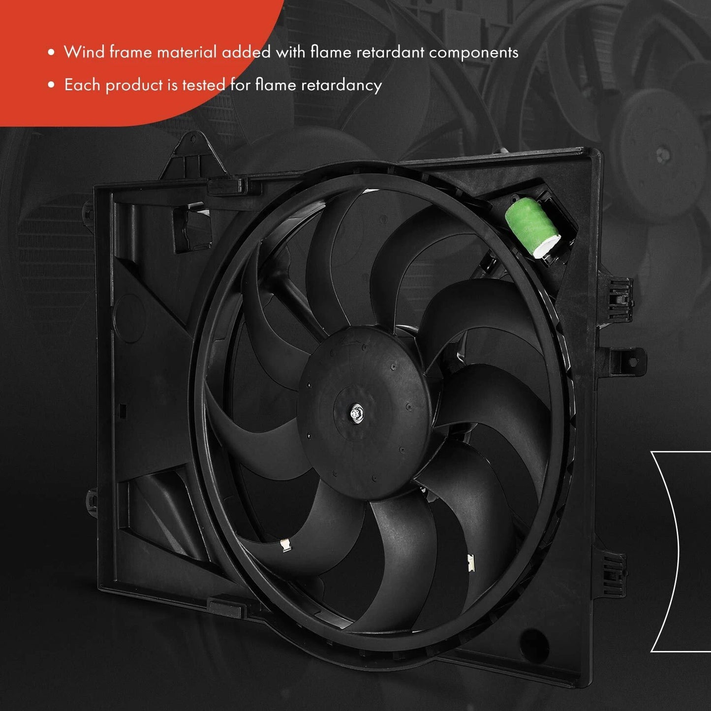 Cooling Fan Assembly with Shroud for Chevrolet Sonic (2012–2018)