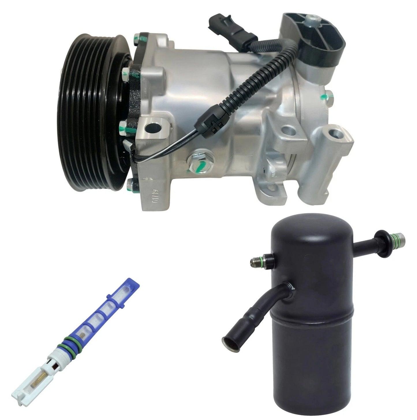 AC Compressor Kit Replacement for Dodge Dakota 3.9L 5.2L (1997–1999)
