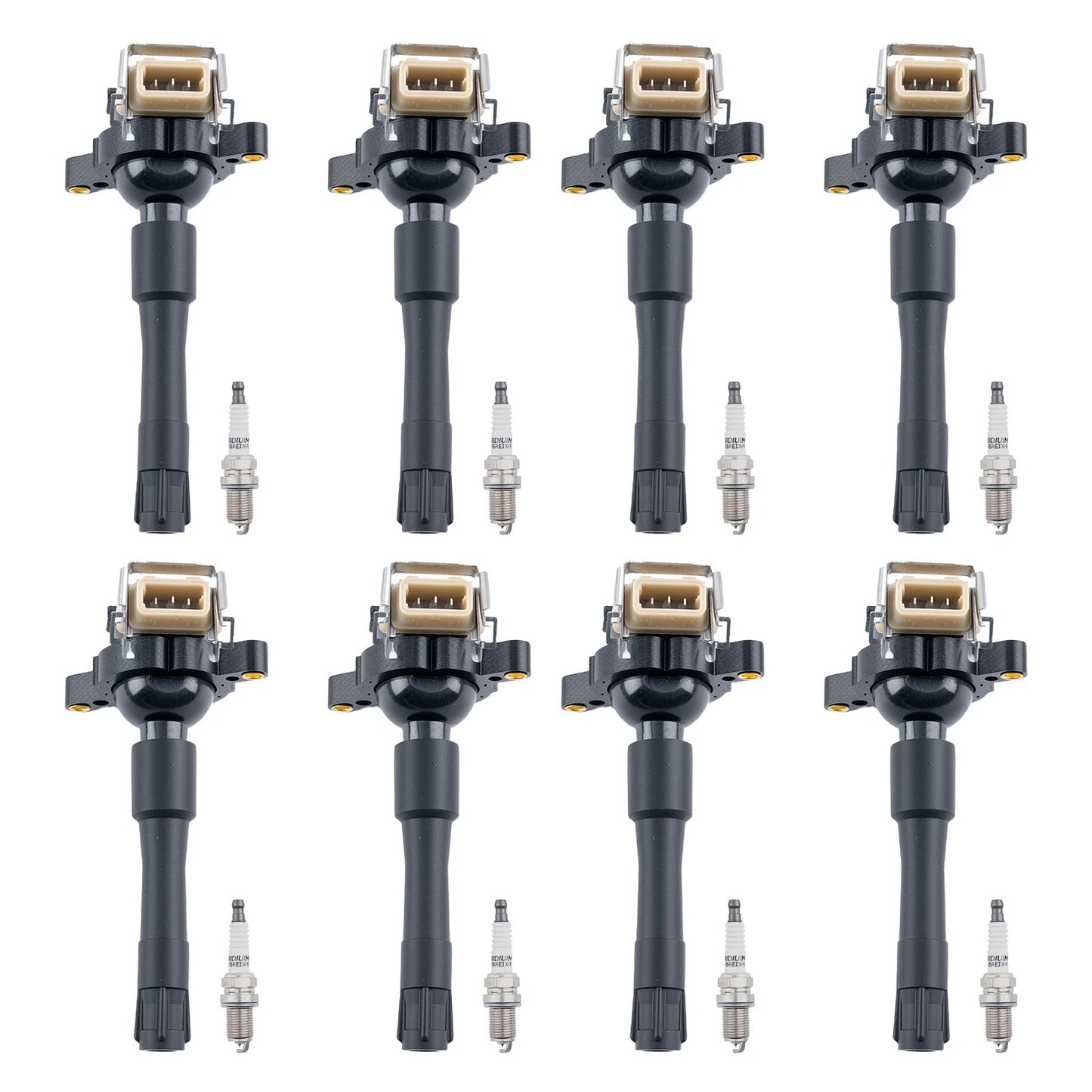 Ignition Coil Set & Spark Plugs for BMW X5 E53 (2000–2003)