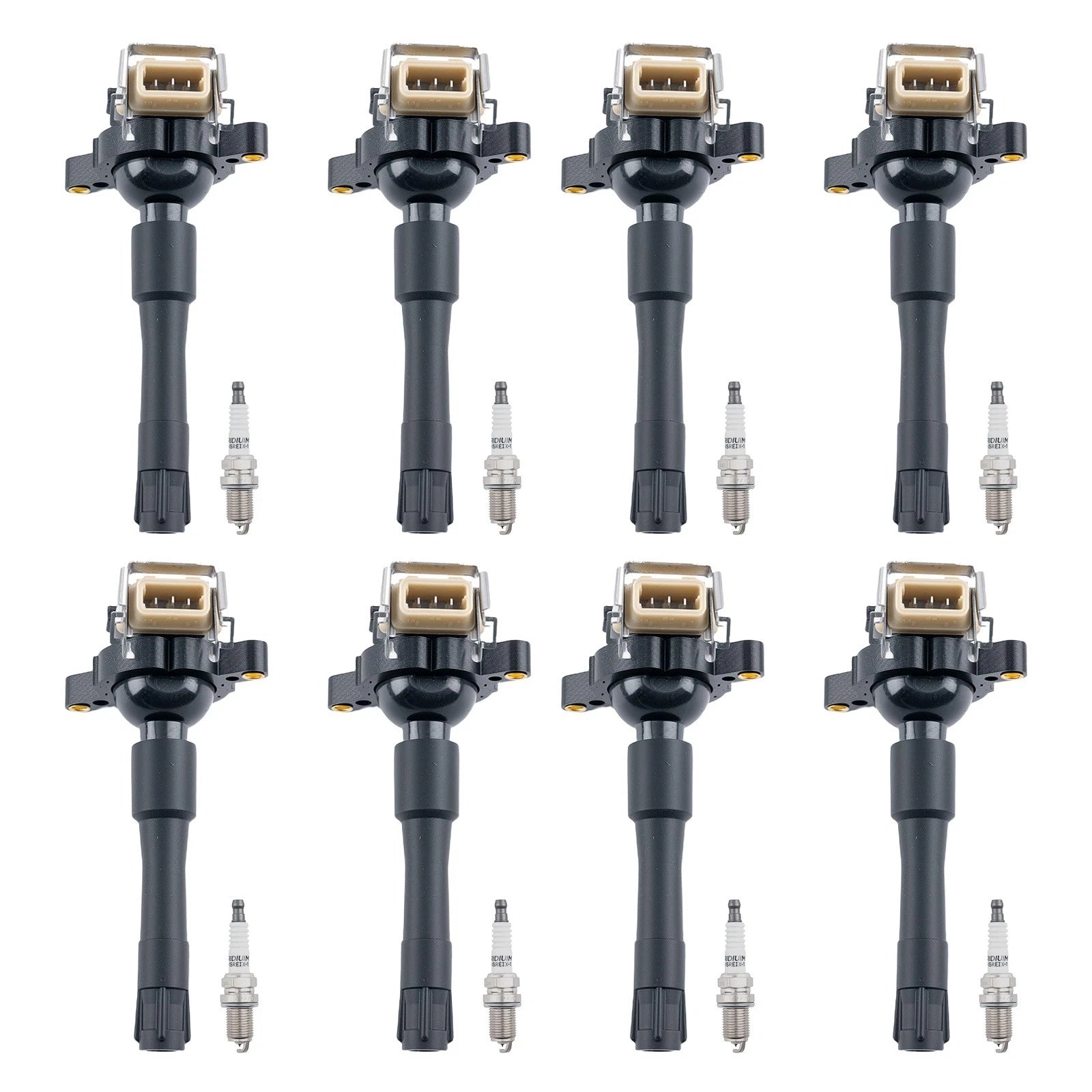Ignition Coil Set & Spark Plugs for BMW X5 E53 (2000–2003)