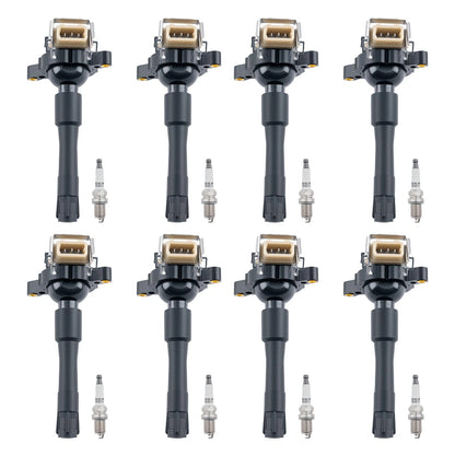 Ignition Coil Set & Spark Plugs for BMW X5 E53 (2000–2003)