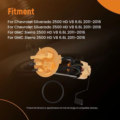 Fuel Pump Assembly for 2011-2016 Chevy Silverado 2500 HD Sierra 3500 HD