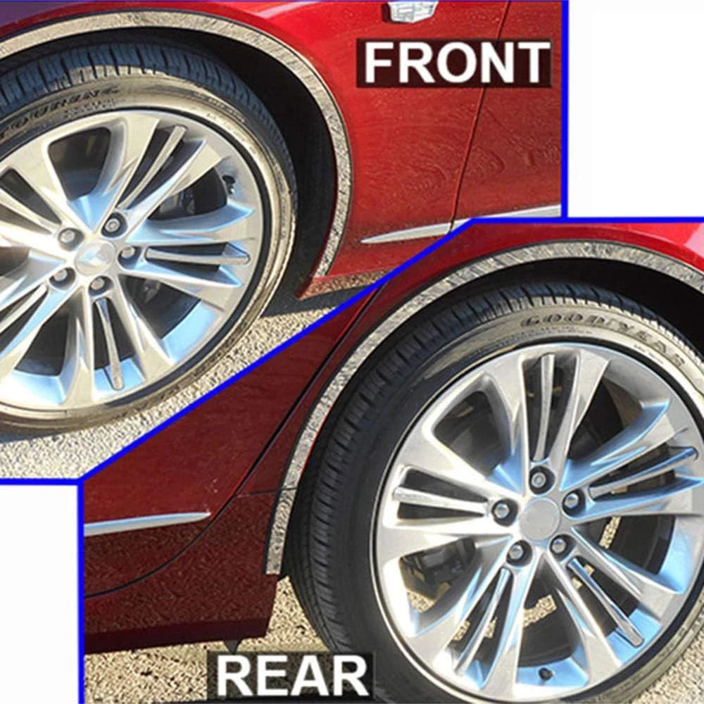 6pc Luxury FX Stainless Steel Fender Trim for Cadillac CT6 (2016–2020)
