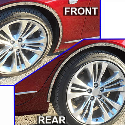 6pc Luxury FX Stainless Steel Fender Trim for Cadillac CT6 (2016–2020)