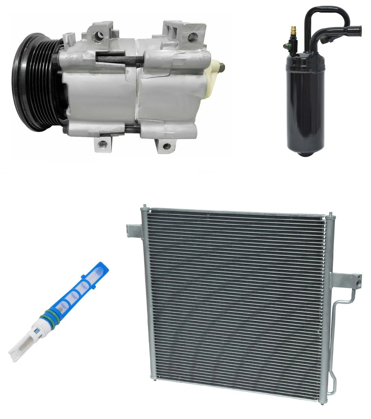 AC Compressor Kit With Condenser for Ford Explorer 5.0L (1998–2001)