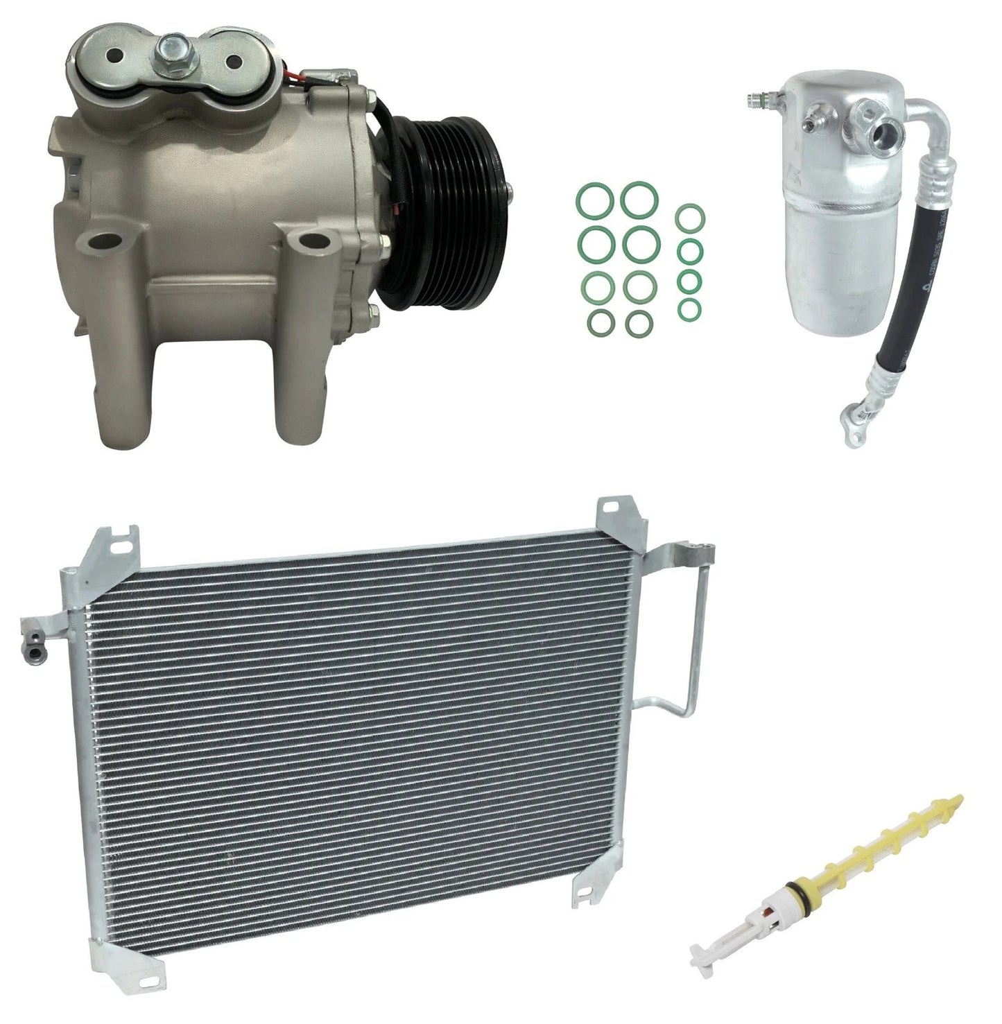 AC Compressor Kit with Condenser for Isuzu Ascender 4.2L (2003–2008)