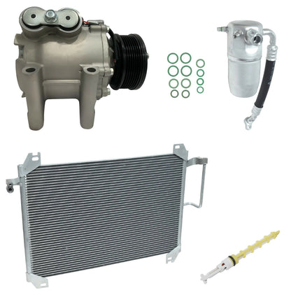 AC Compressor Kit with Condenser for Isuzu Ascender 4.2L (2003–2008)