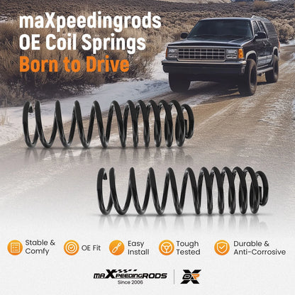 Front Left & Right Coil Spring for Jeep Grand Cherokee (1993–1998 4WD)