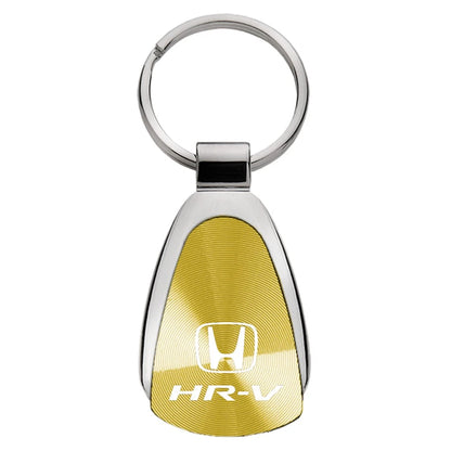 Gold Teardrop Keychain KCGOLD.HRV - Officially Licensed for Honda HR-V