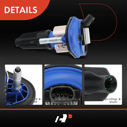 6x Blue Ignition Coil for Chevy Trailblazer GMC Envoy (2002–2005)