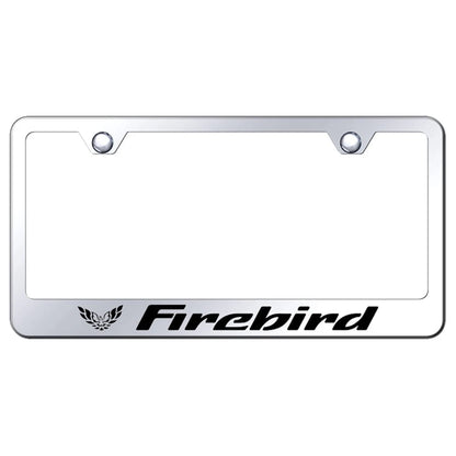 Stainless Steel License Plate Frame - Officially Licensed for Pontiac Firebird