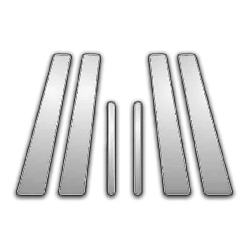 6Pc Chrome Pillar Post Covers for 09-24 Pontiac G8 - Upgrade Your Auto P5812