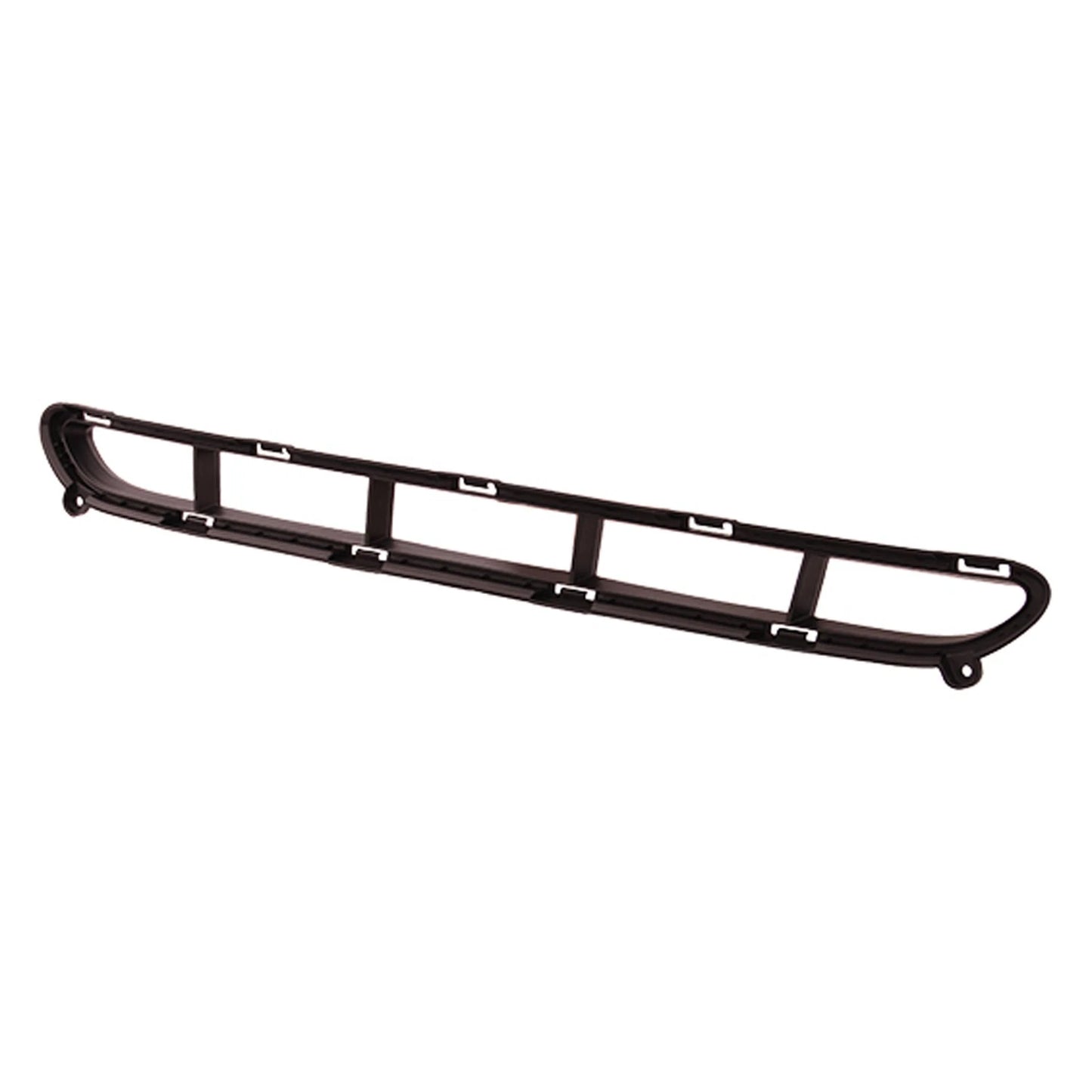 Replacement Black TPO Plastic Front Bumper Cover Center Molding