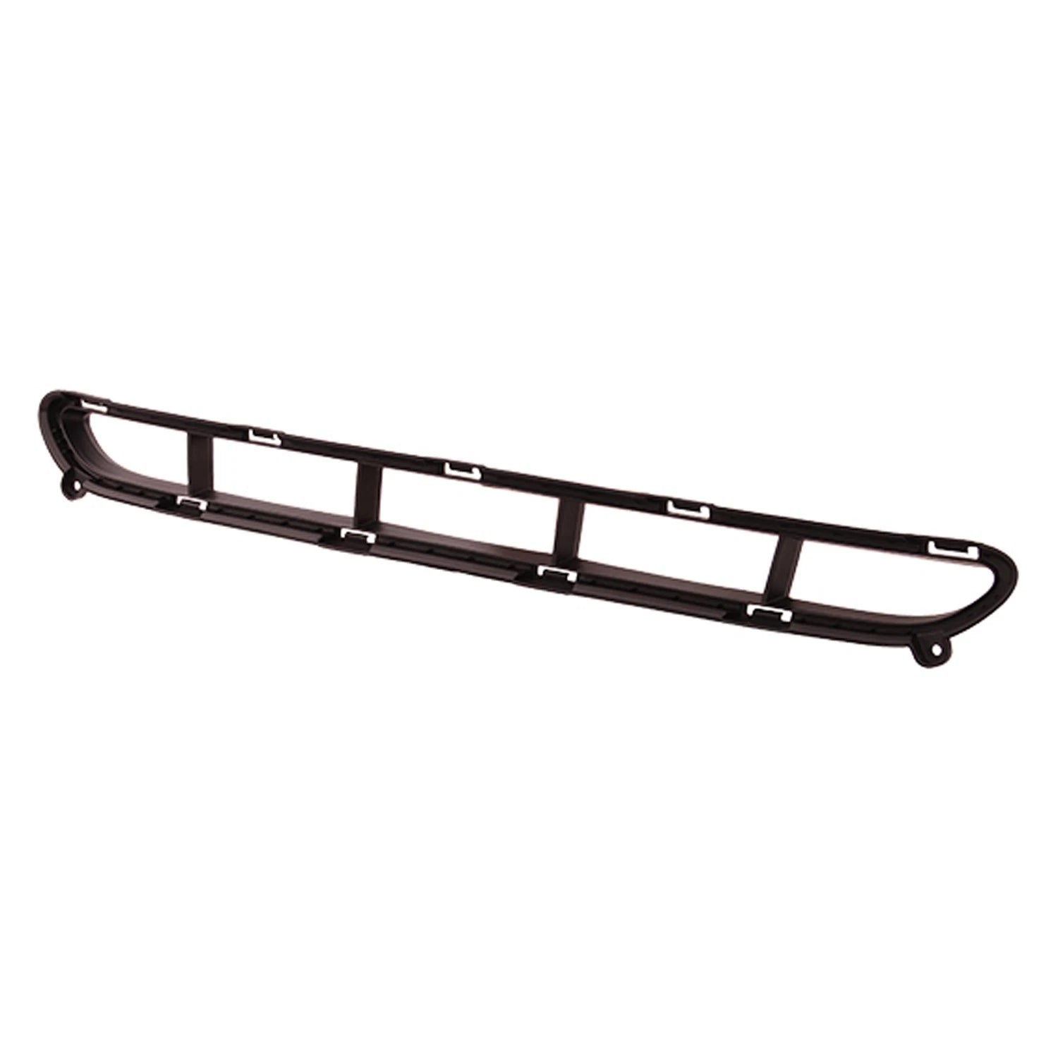 Replacement Black TPO Plastic Front Bumper Cover Center Molding