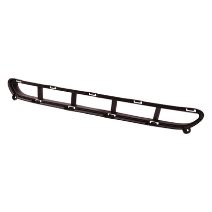 Replacement Black TPO Plastic Front Bumper Cover Center Molding