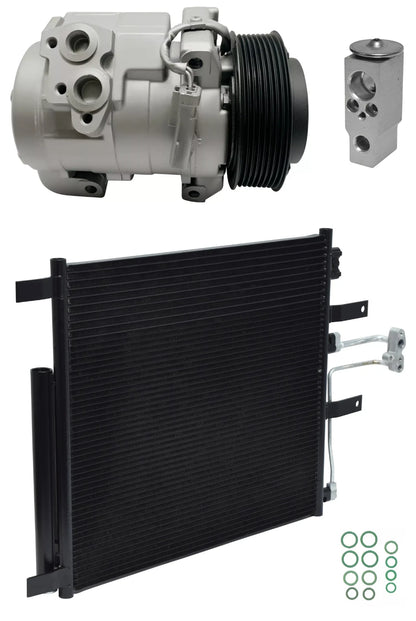 AC Compressor Kit With Condenser for Dodge Ram 4000 6.7L (2010–2010)