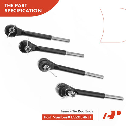 9x Inner & Outer Idler Arm Tie Rod Ends for Chevy Malibu (1978–1983)