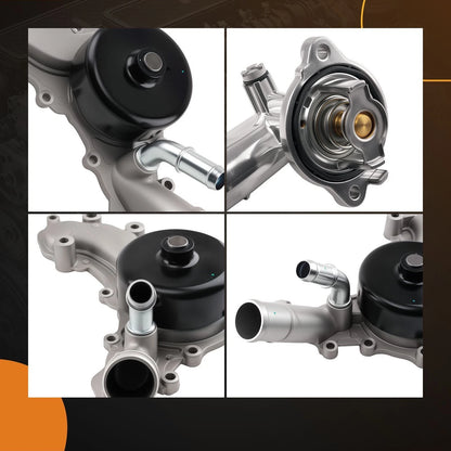 Coolant Water Pump with Thermostat Housing for Jeep Wrangler JK (2012–2018)