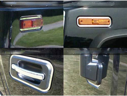 11p Luxury FX Chrome Trim Package (4DH/4ML/2M/1GC) for 2003-2009 Hummer H2