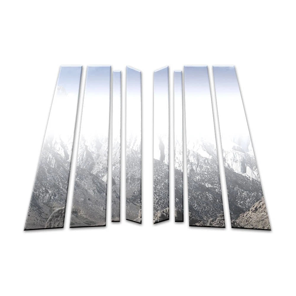 8Pc Chrome Pillar Post Covers for Mercedes GLK (2010–2015)