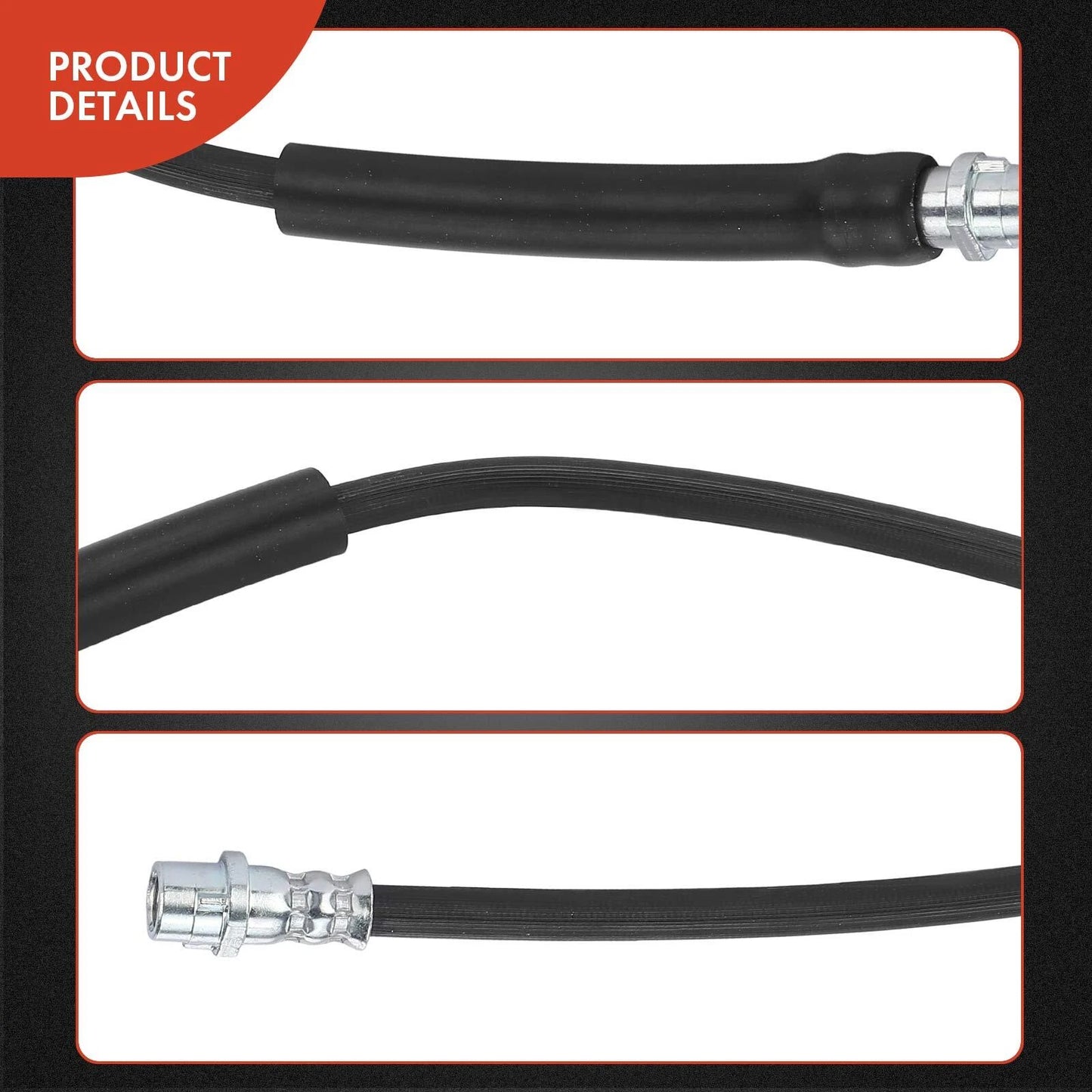 2X Rear Brake Hydraulic Hose for Chevrolet Trax (2013–2022)