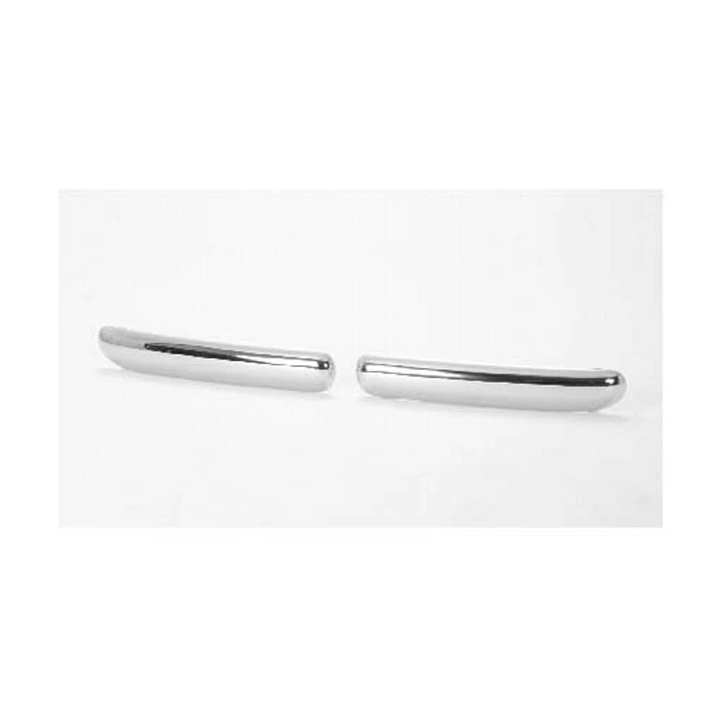 Replacement Chrome Plastic Driver Side Front Outer Bumper Cover Molding