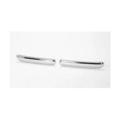 Replacement Chrome Plastic Driver Side Front Outer Bumper Cover Molding