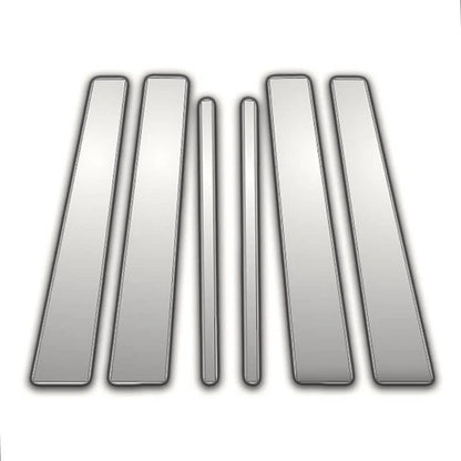 Chrome Pillar Post Covers 6Pc Replacement for Infiniti Q45 (2001–2006)