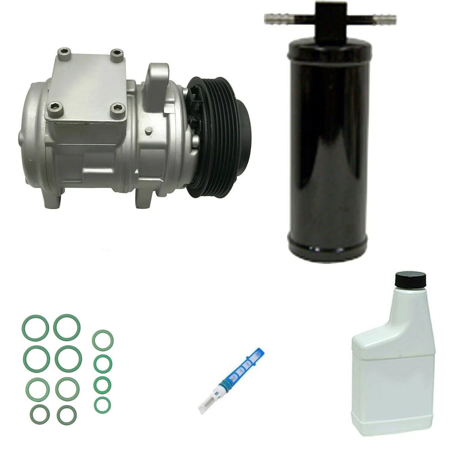 AC Compressor Kit Replacement with Orifice Tube for Ford F150 (1997–2003)