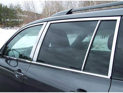 14p Luxury FX Chrome Window Package (w/Posts & Sill) for 08-13 Toyota Highlander
