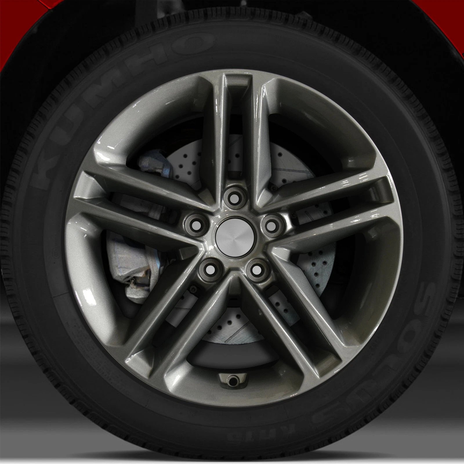 17x7 Factory Wheel (Light Charcoal Full Face) for Hyundai Santa Fe