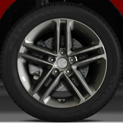 17x7 Factory Wheel (Light Charcoal Full Face) for Hyundai Santa Fe